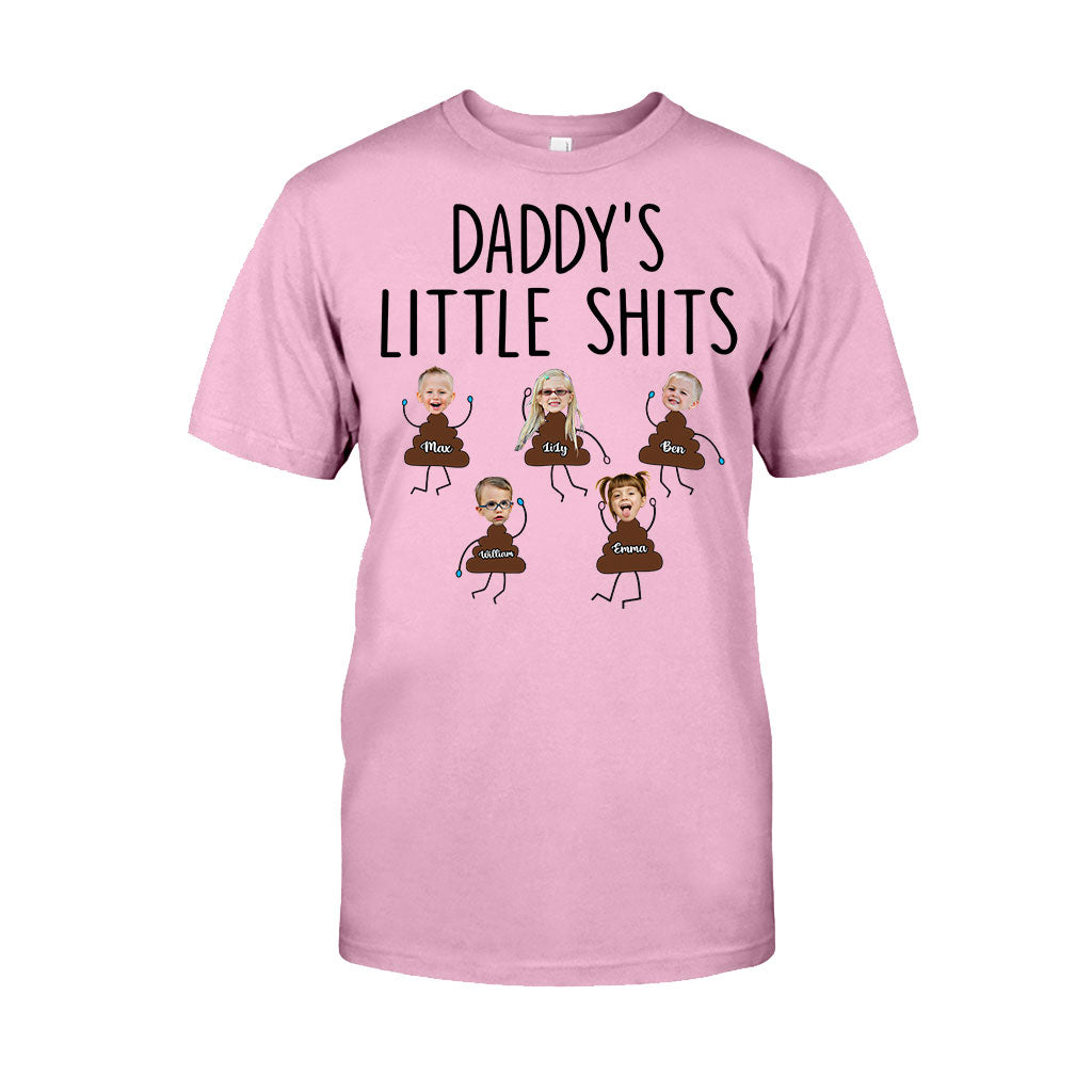 Daddy's Little Shits - Personalized Father's Day Father T-shirt and Hoodie