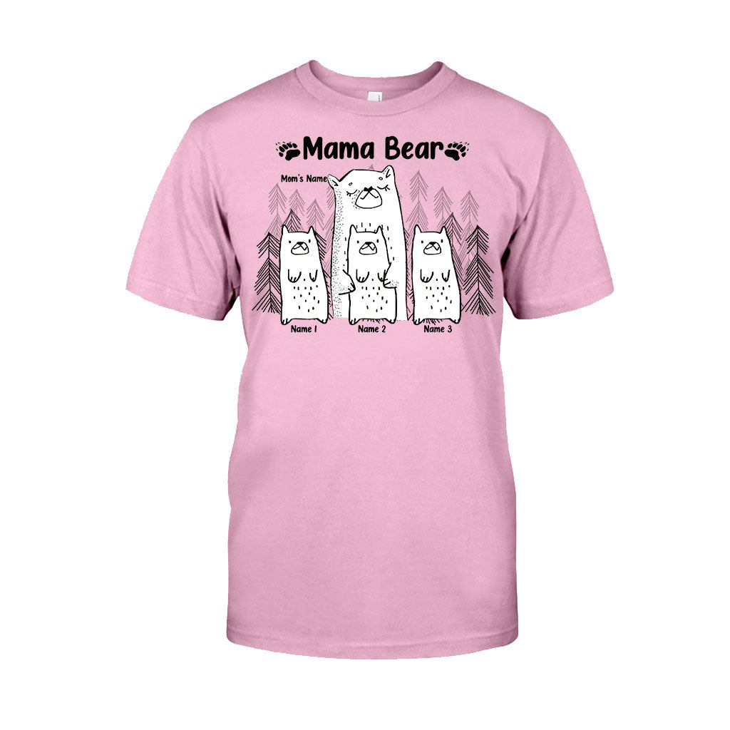 Mama Bear - Personalized Mother's day Mother T-shirt And Hoodie