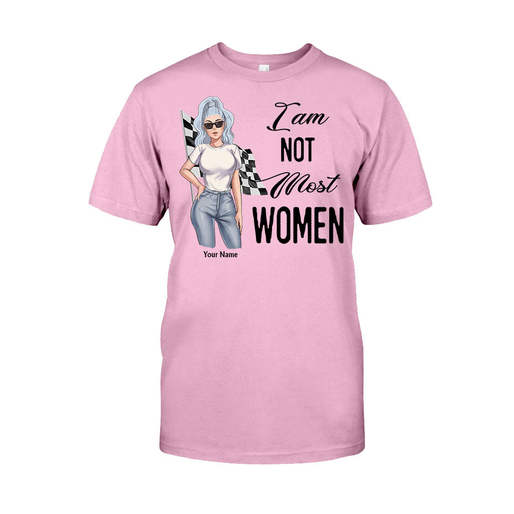 I'm Not Most Women - Personalized Racing T-shirt and Hoodie