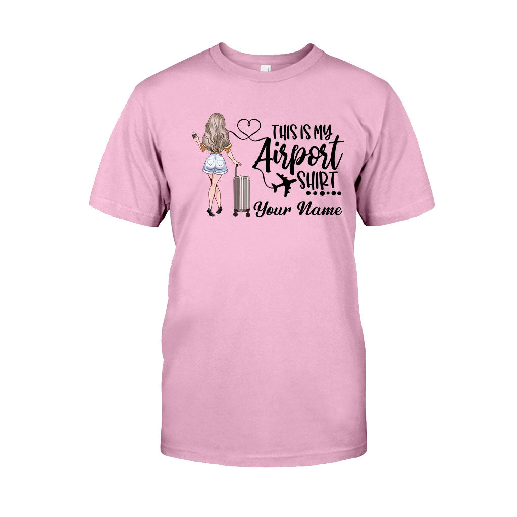 This Is My Airport Shirt - Personalized Travelling T-shirt and Hoodie