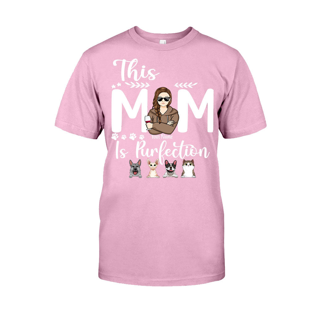 This Mom Is Purfection - Personalized Mother's Day Dog T-shirt and Hoodie