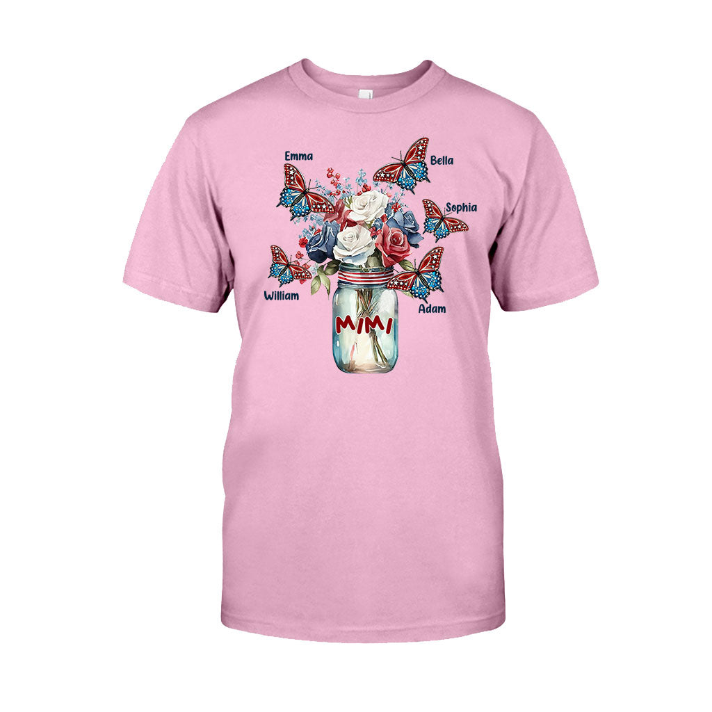 Happiness Is Being A Grandma - Gift for grandma, mom, aunt - Personalized T-shirt And Hoodie