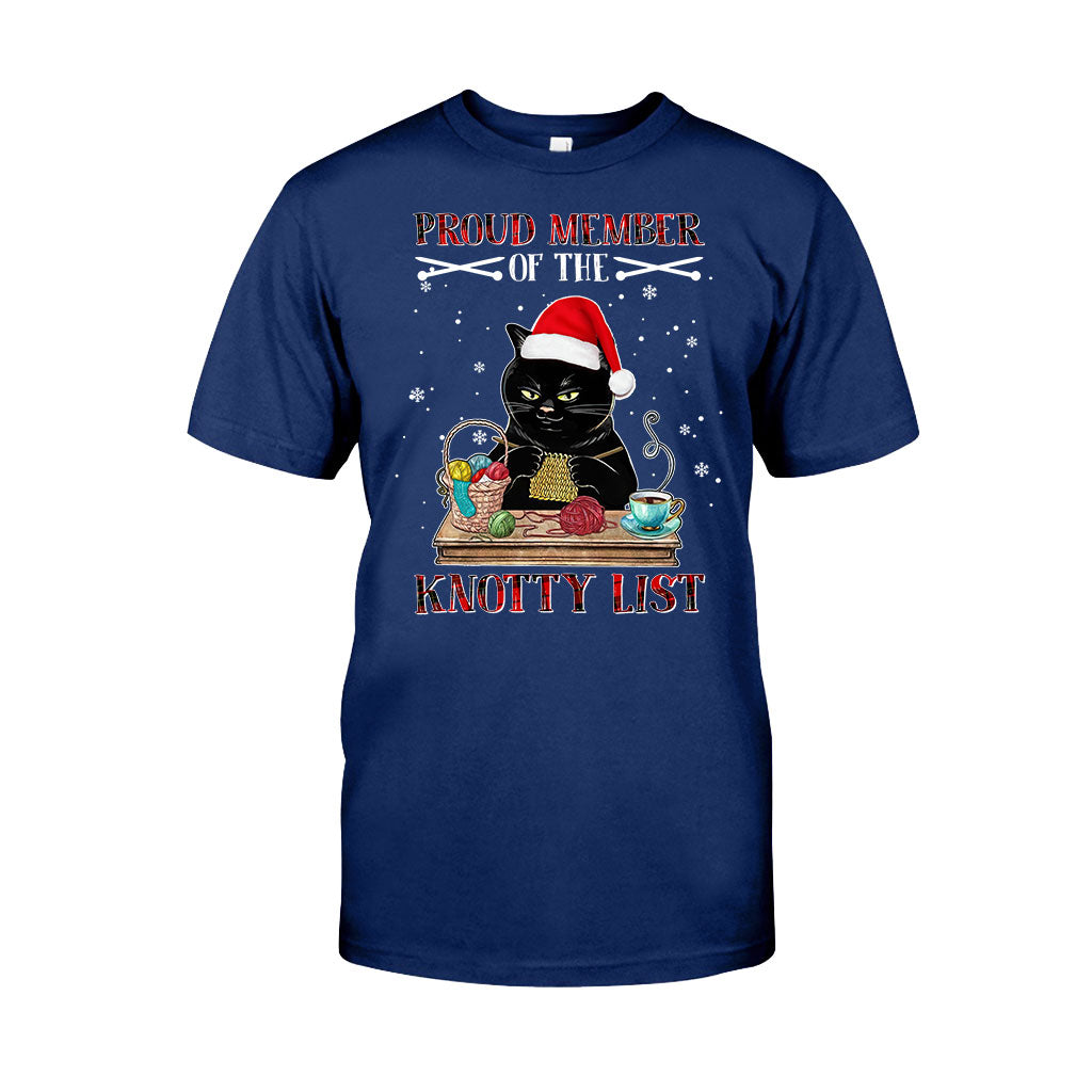 Yes I'm On The Santa's Knotty List Knitting - T-shirt and Hoodie