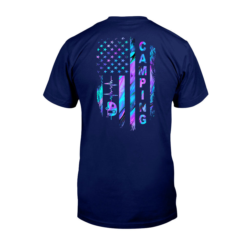 Camping Flag - Hologram T-shirt and Hoodie 1121
