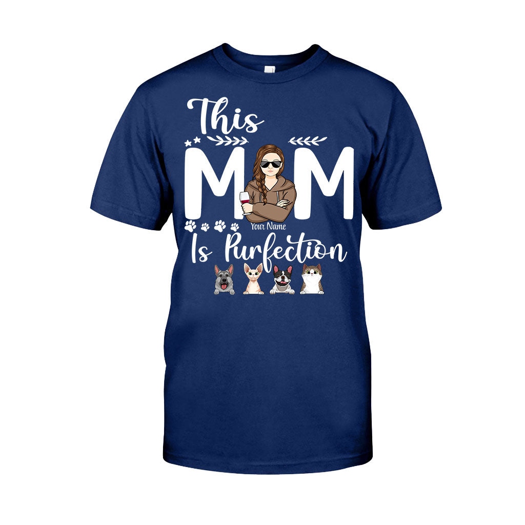 This Mom Is Purfection - Personalized Mother's Day Dog T-shirt and Hoodie