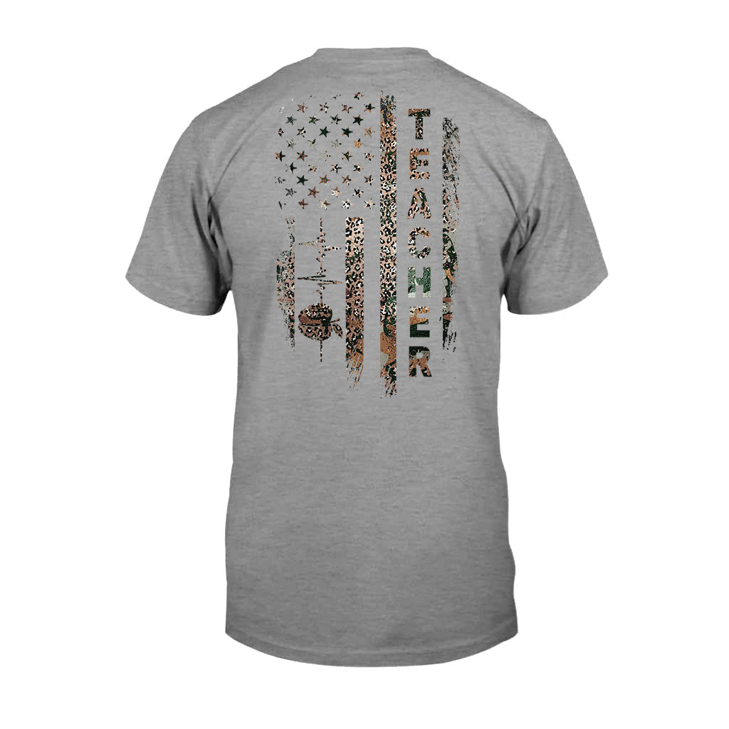 Teach Love Inspire - Personalized Independence Day Teacher T-shirt and Hoodie