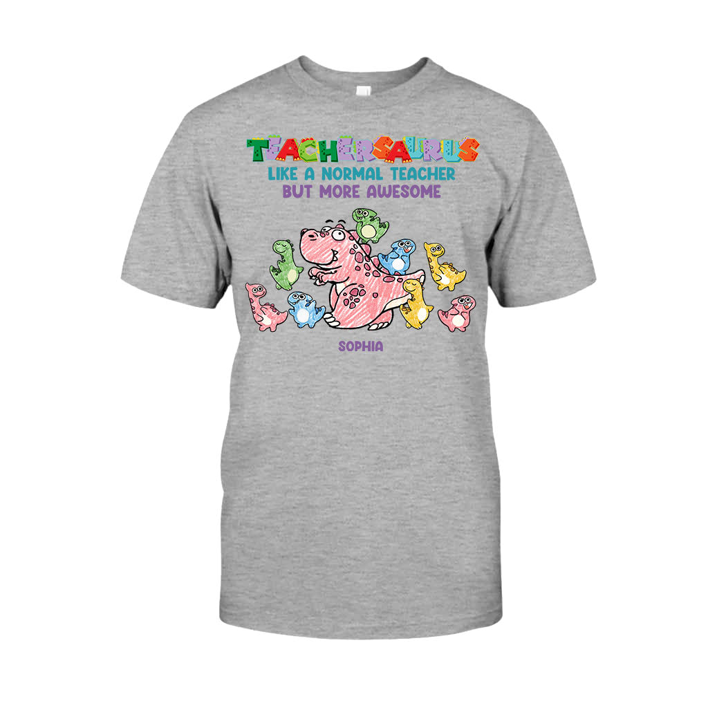 Teachersaurus - Personalized Teacher T-shirt and Hoodie