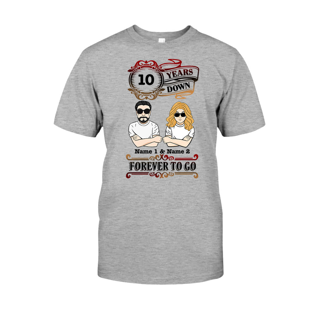 Forever To Go - Personalized Couple T-shirt and Hoodie