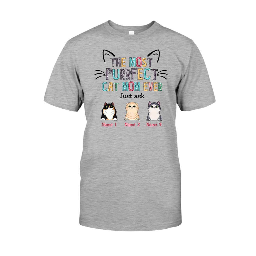 Furrfect Cat Mom - Personalized Mother's Day Cat T-shirt and Hoodie