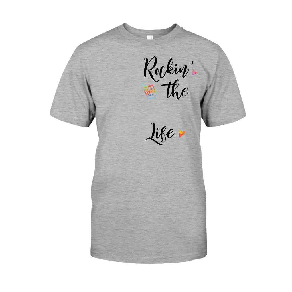 Rockin' The Nana Life - Personalized Grandma T-shirt and Hoodie 0921
