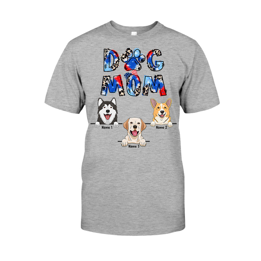 Dog Mom - Personalized Independence Day T-shirt and Hoodie