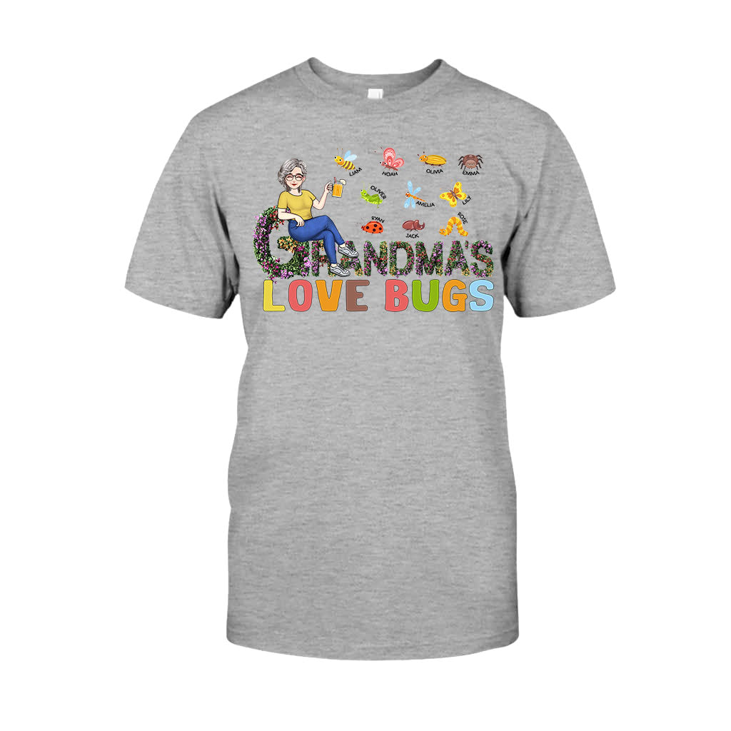 Grandma's Love Bugs - Personalized Mother's Day Grandma T-shirt and Hoodie