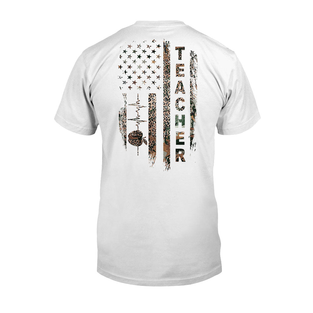 Teach Love Inspire - Personalized Independence Day Teacher T-shirt and Hoodie