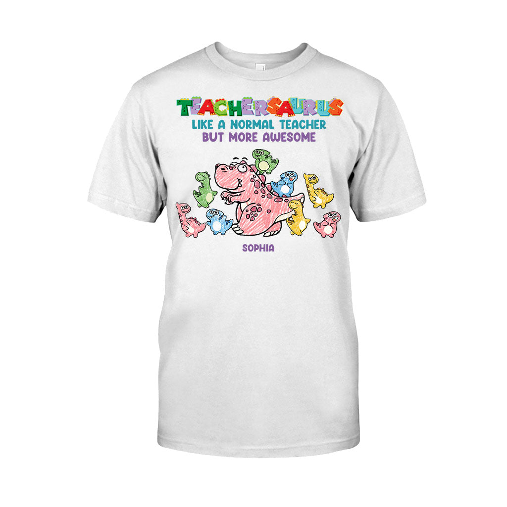 Teachersaurus - Personalized Teacher T-shirt and Hoodie