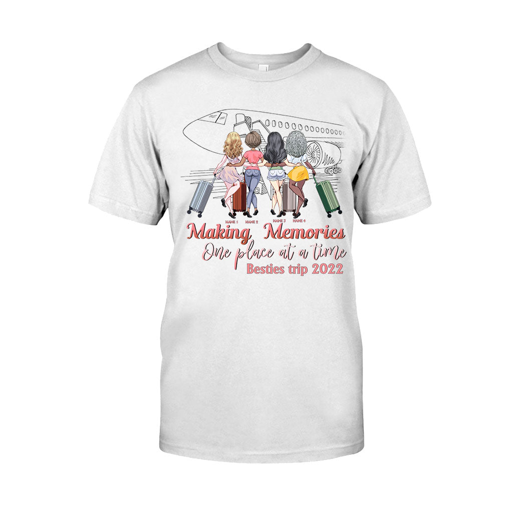 Besties Trip Apparently We're Trouble When We're Together - Personalized Travelling T-shirt and Hoodie