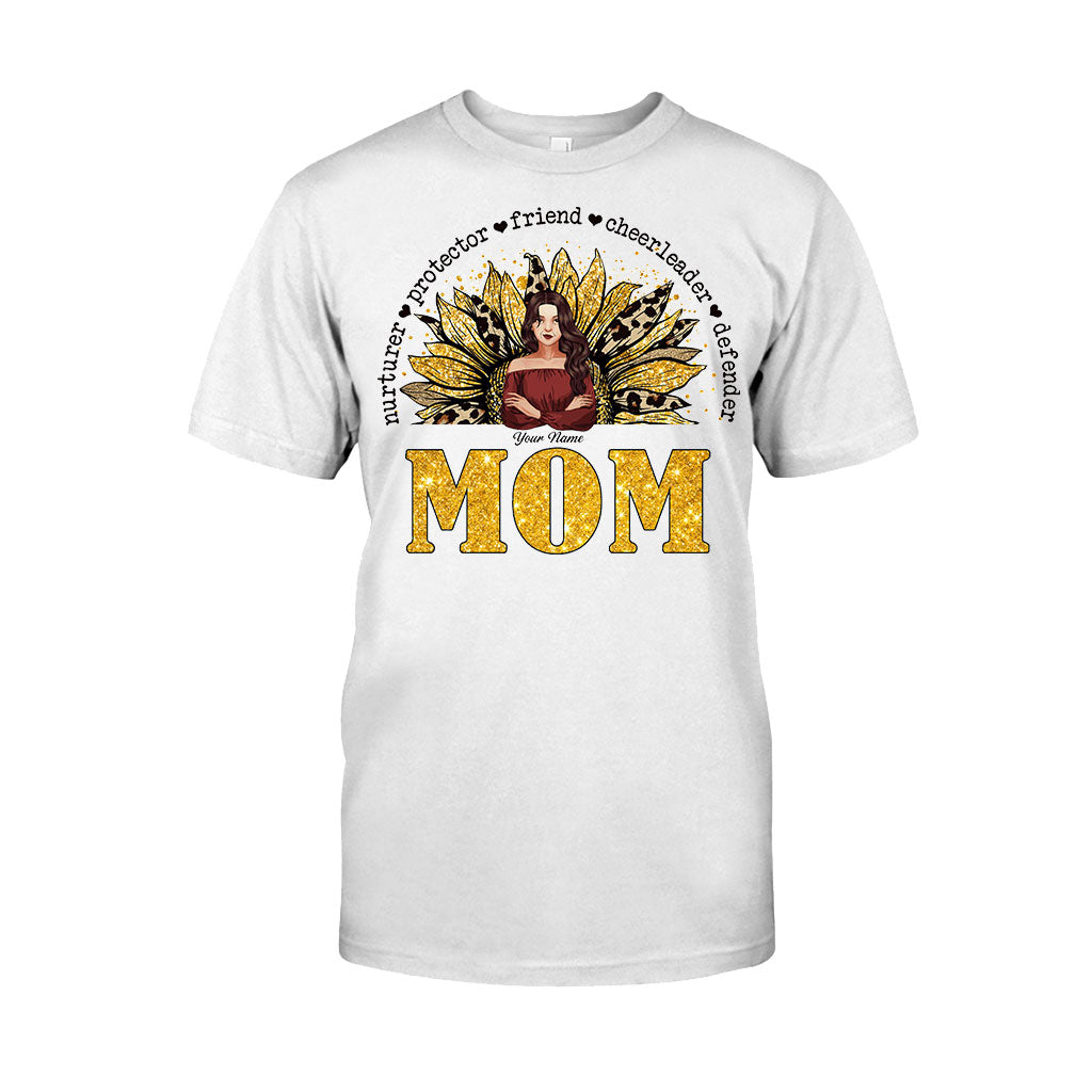 Mom Nurturer Protector - Personalized Mother's Day T-shirt and Hoodie