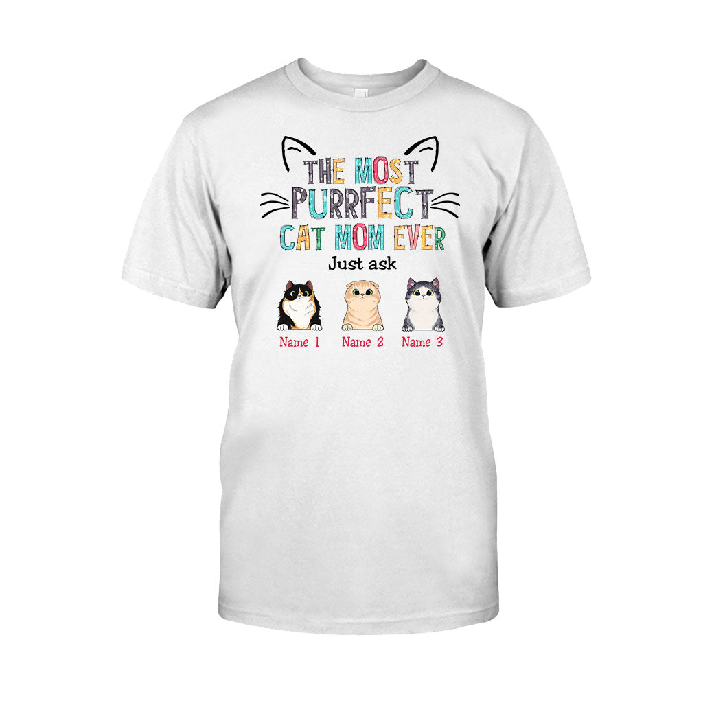Furrfect Cat Mom - Personalized Mother's Day Cat T-shirt and Hoodie
