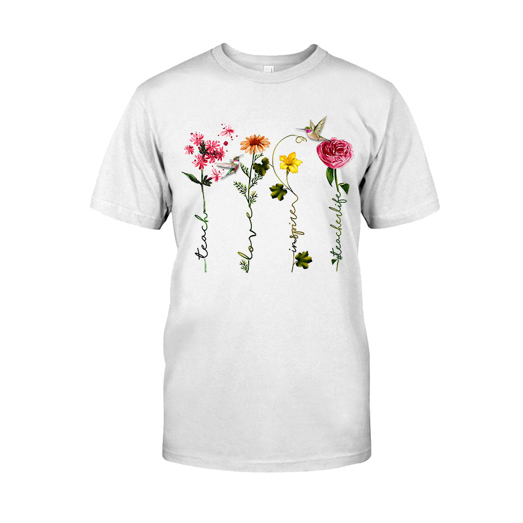 Teach Love Inspire - Personalized Teacher T-shirt and Hoodie