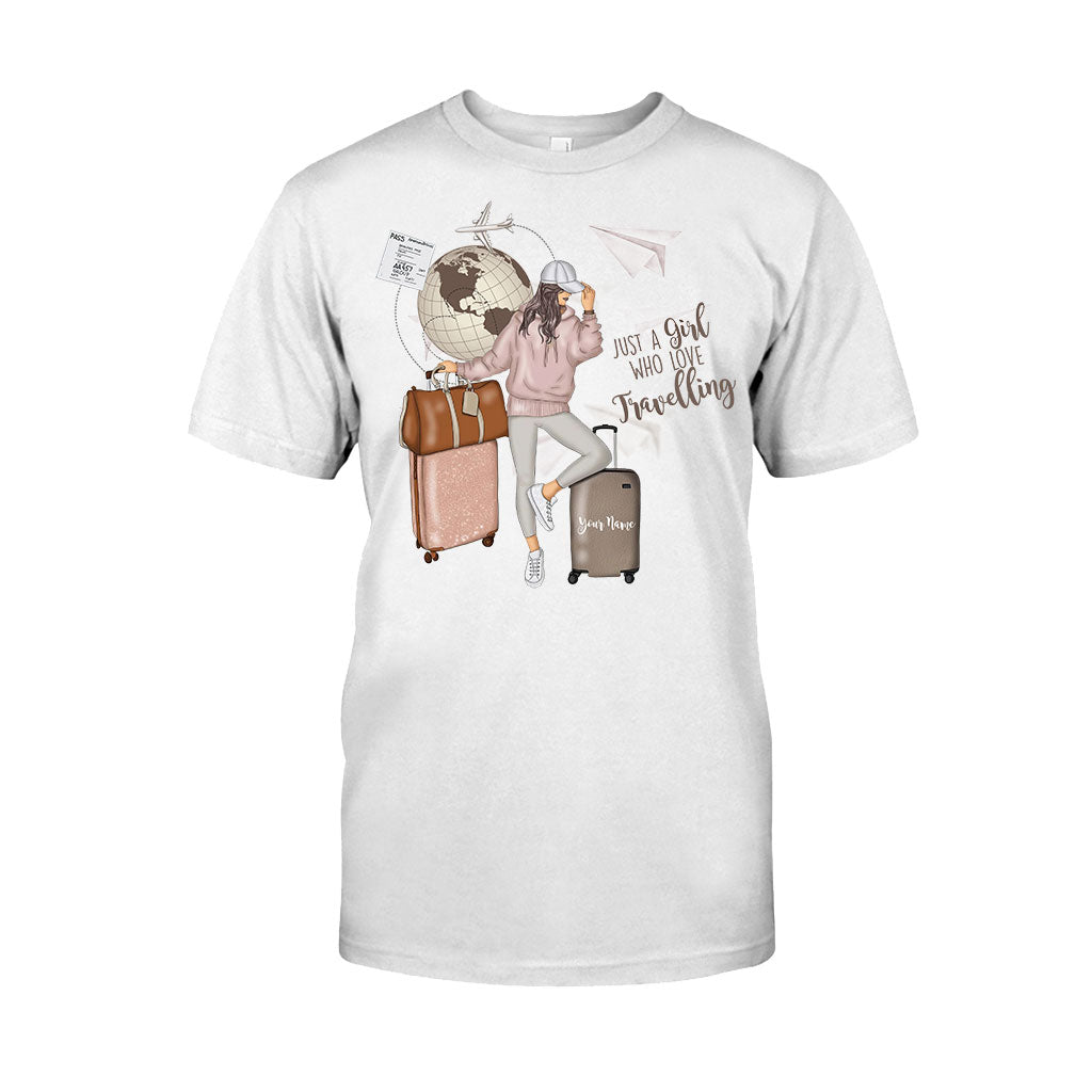 Just A Girl Who Loves Travelling - Personalized T-shirt and Hoodie