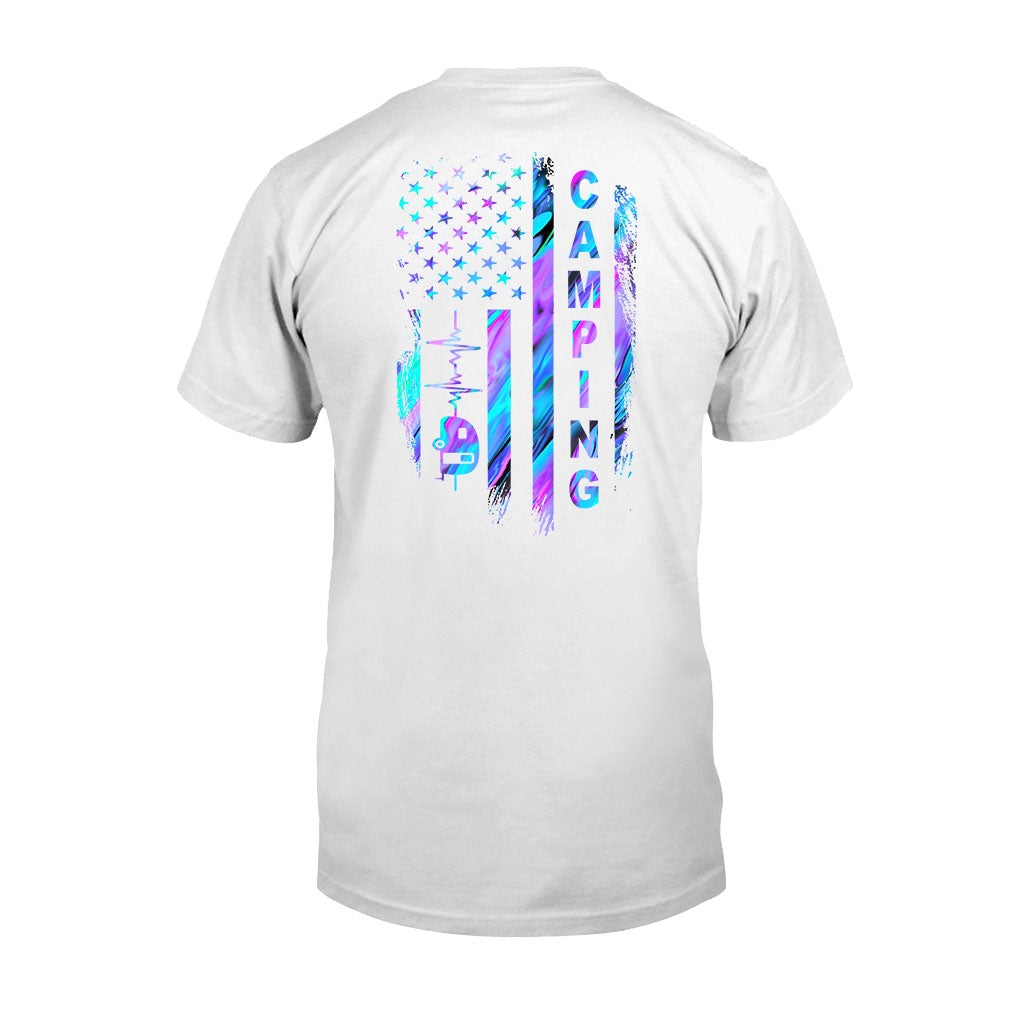Camping Flag - Hologram T-shirt and Hoodie 1121