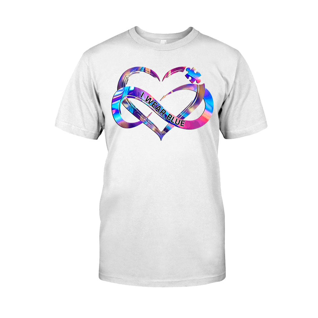 I Wear Blue - Autism Awareness Personalized T-shirt And Hoodie