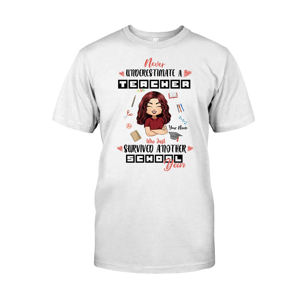 Never Underestimate A Teacher - Personalized T-shirt and Hoodie