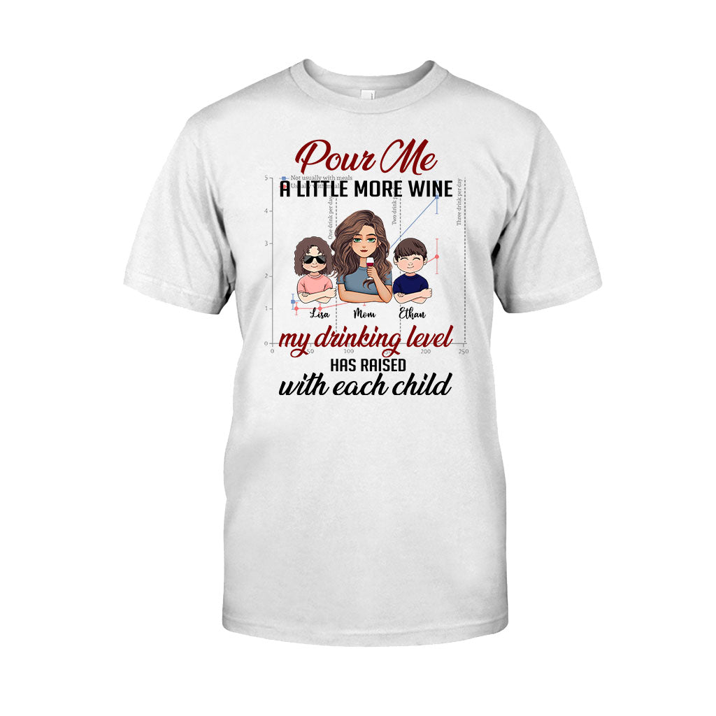 My Drinking Level - Personalized Mother's Day Mother T-shirt and Hoodie