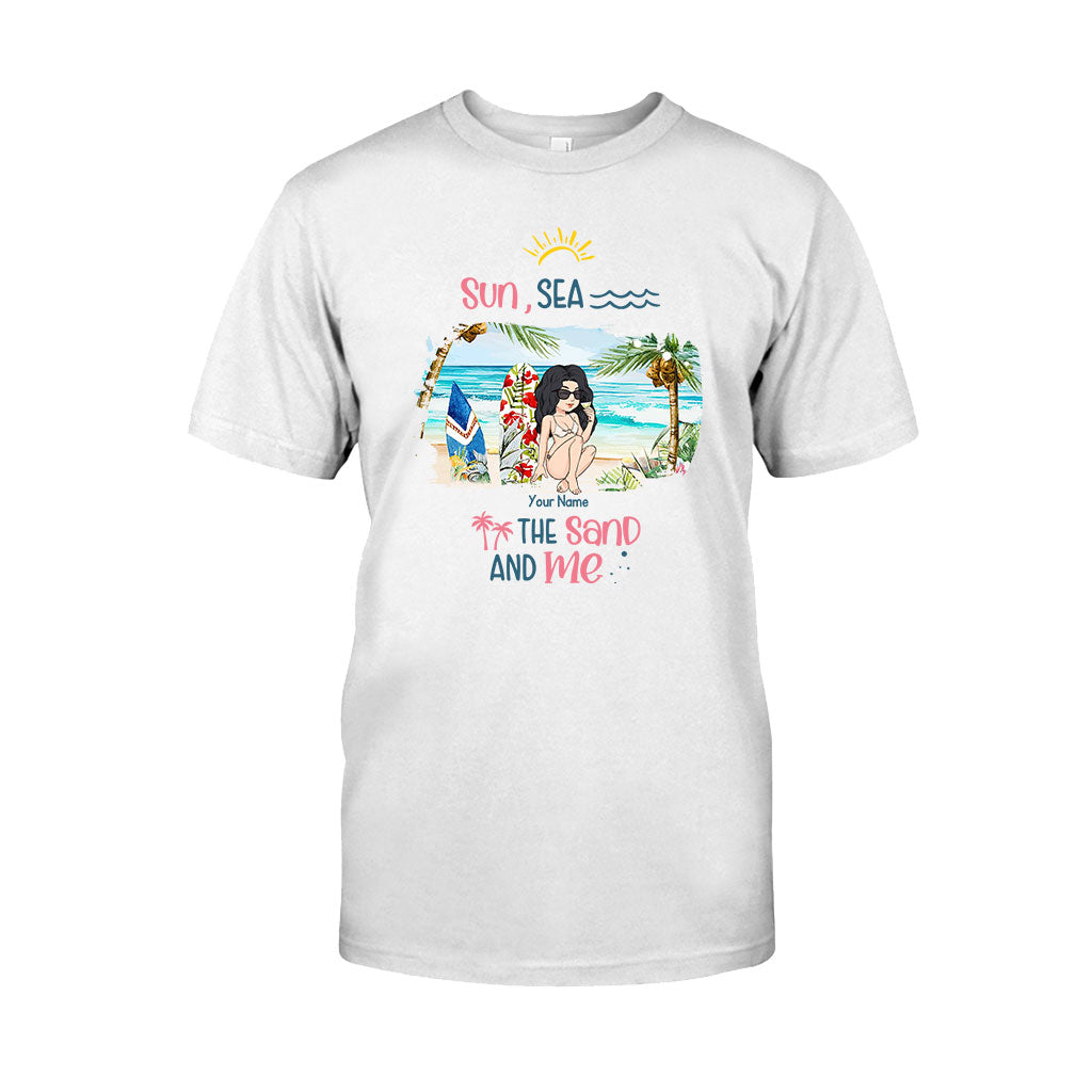 Sun, Sea, The Sand And Me - Personalized Sea Lover T-shirt and Hoodie