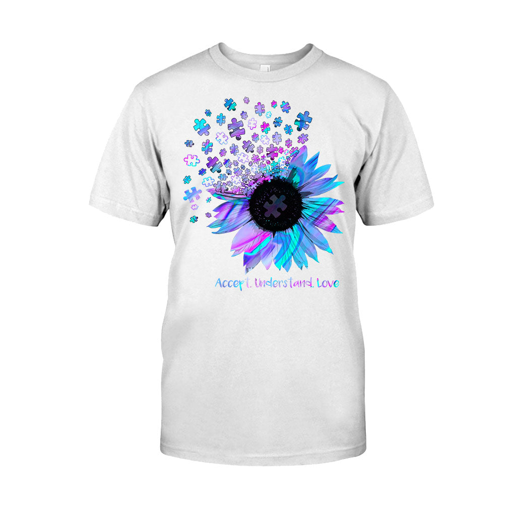 Accept Understand Love - Autism Awareness T-shirt And Hoodie 062021