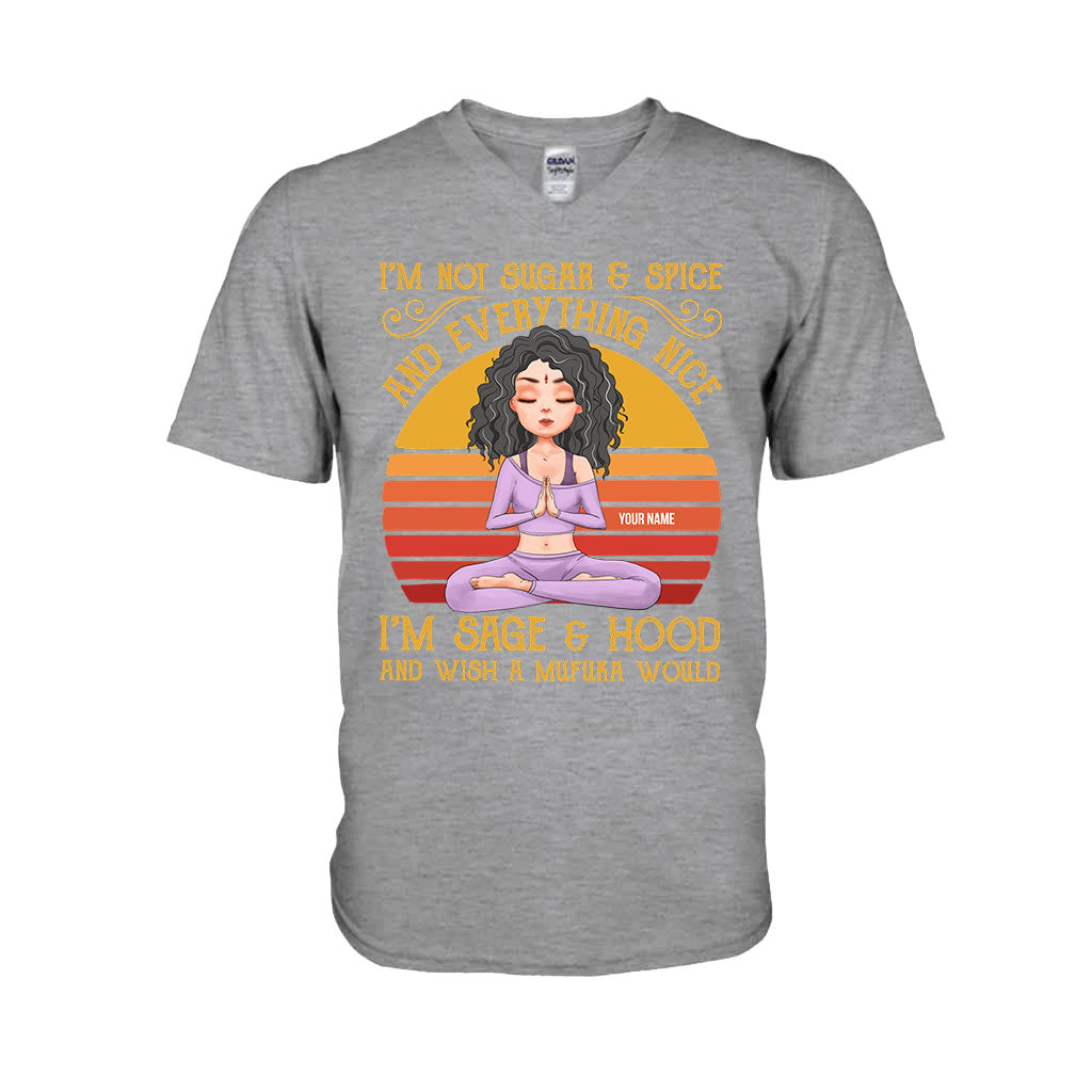 I'm Sage And Hood - Personalized Yoga T-shirt and Hoodie