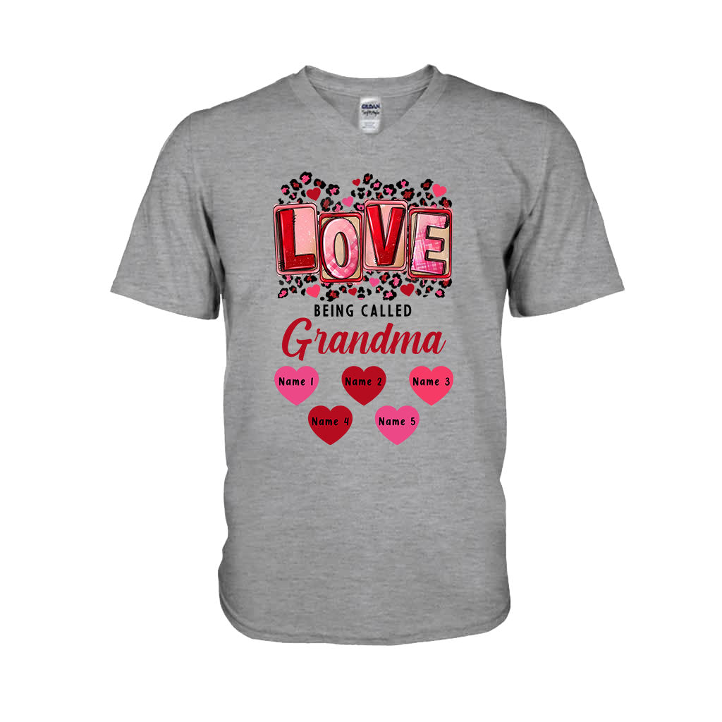 Love Being Called Grandma - Personalized Grandma T-shirt and Hoodie
