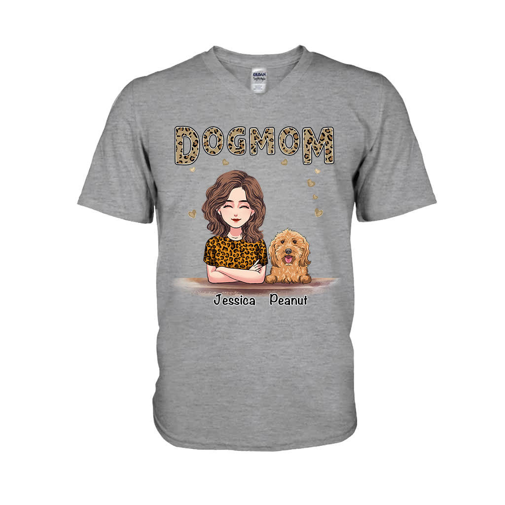 Dog Mom - Personalized Mother's day Dog T-shirt and Hoodie