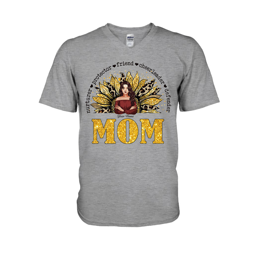 Mom Nurturer Protector - Personalized Mother's Day T-shirt and Hoodie