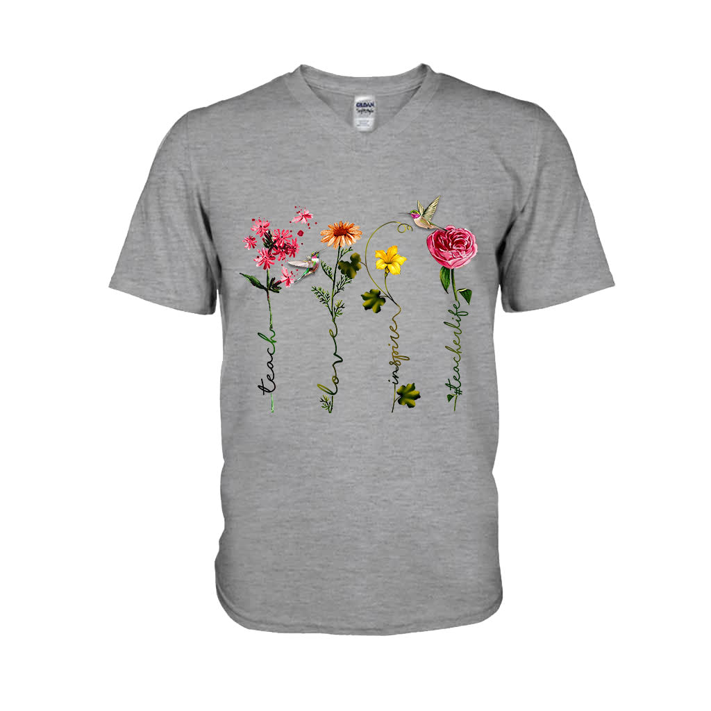 Teach Love Inspire - Personalized Teacher T-shirt and Hoodie