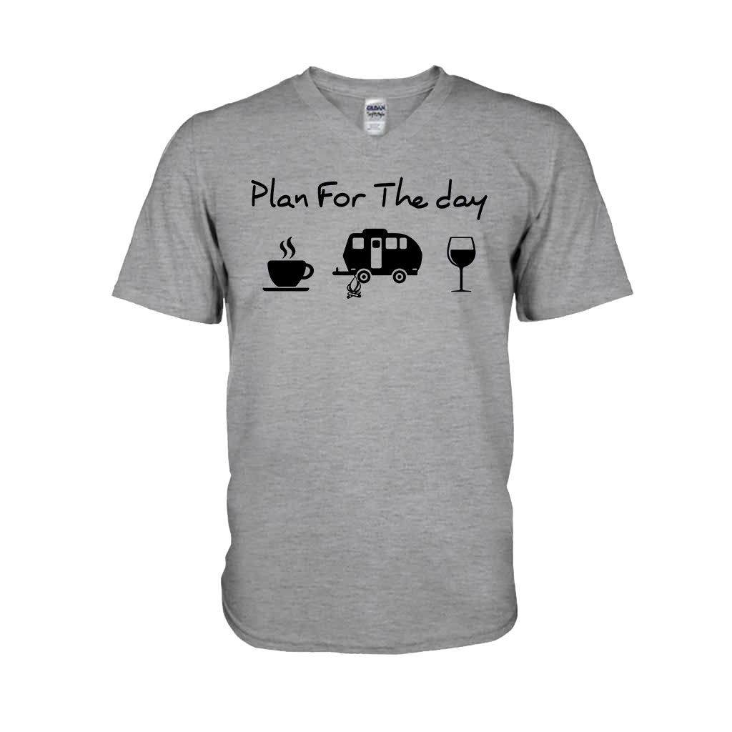 Plan For The Day - Camping T-shirt and Hoodie 112021