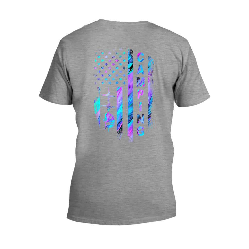 Camping Flag - Hologram T-shirt and Hoodie 1121