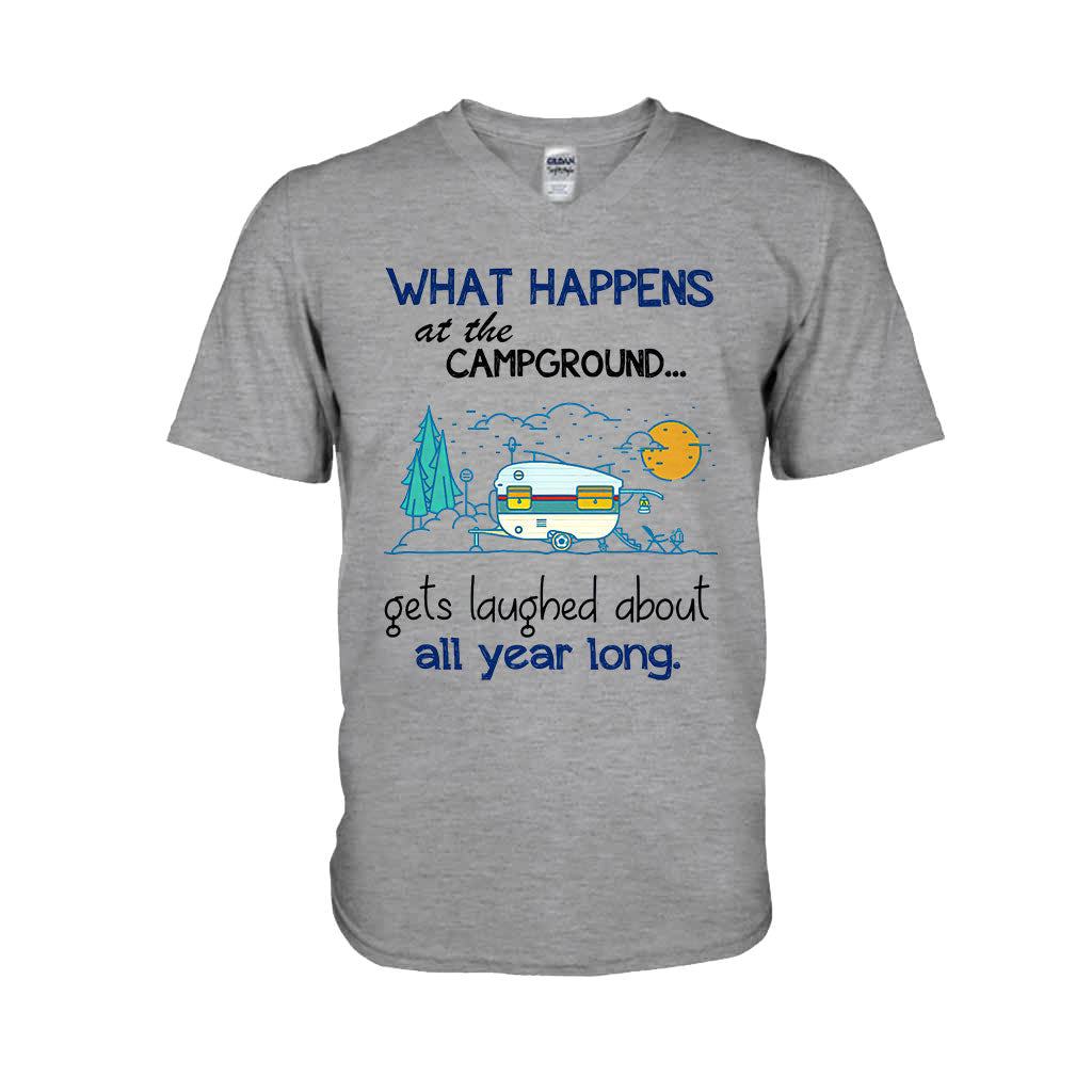 What Happens At The Campground - Camping T-shirt and Hoodie 112021