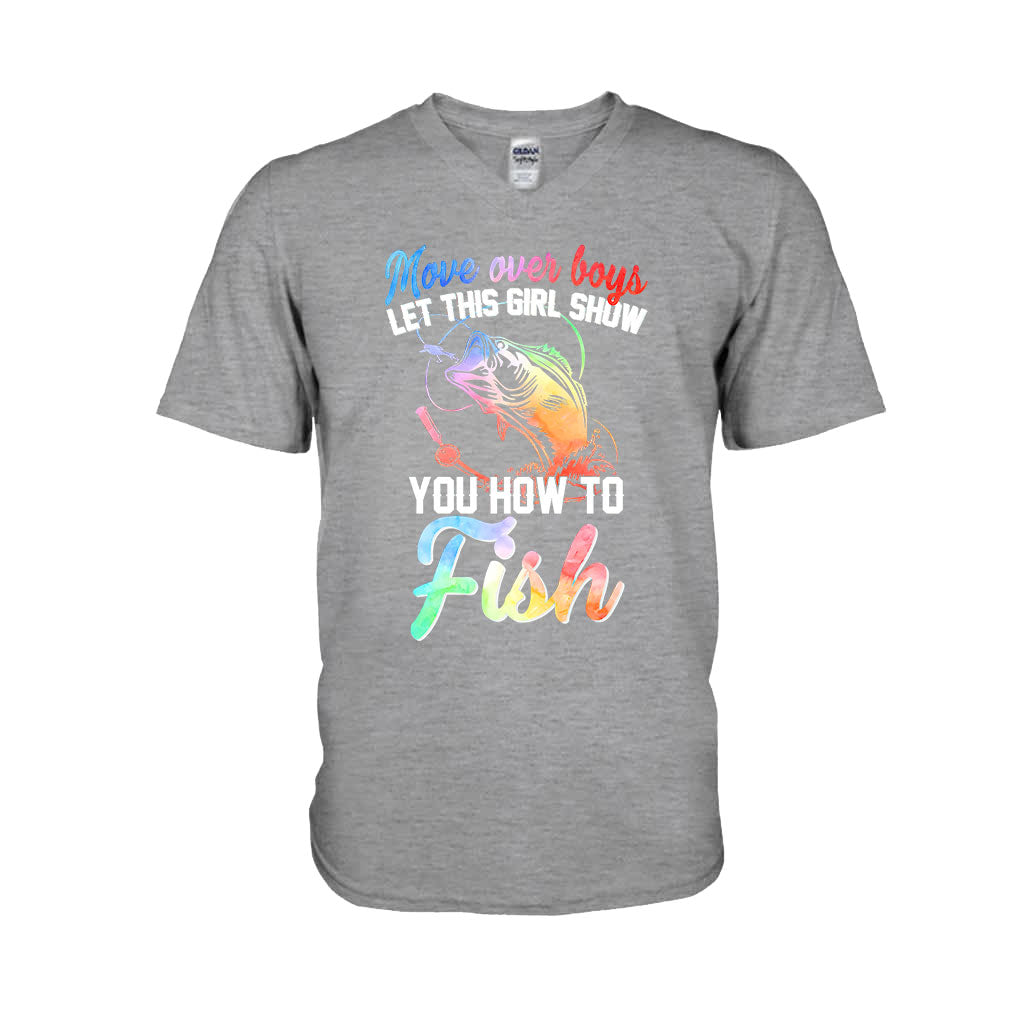 Move Over Boy - Fishing T-shirt and Hoodie 112021