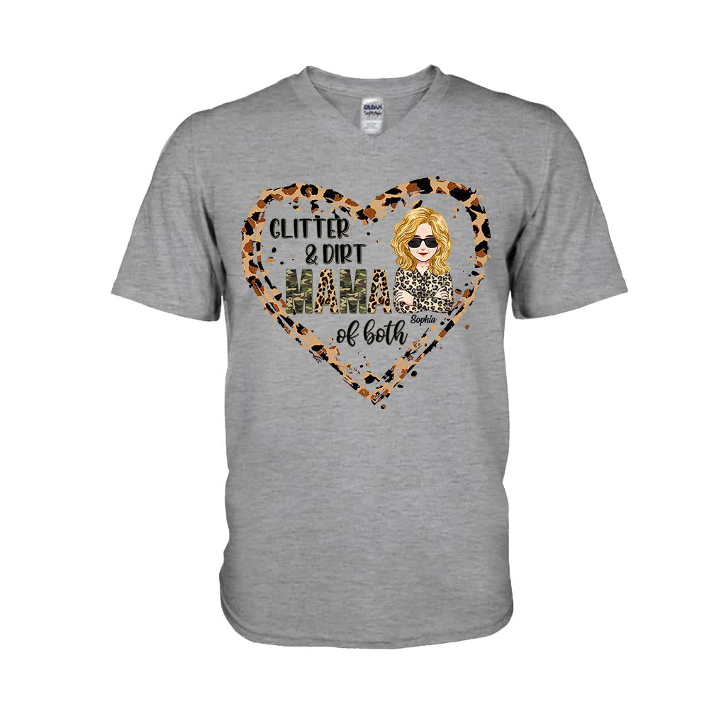 Mama Of Both - Personalized Mother's Day Mother T-shirt and Hoodie