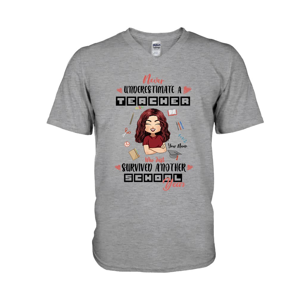 Never Underestimate A Teacher - Personalized T-shirt and Hoodie