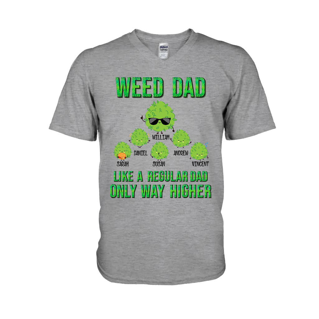 High Dad - Personalized Weed T-shirt and Hoodie