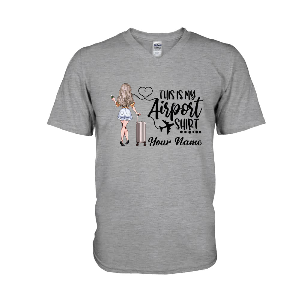 This Is My Airport Shirt - Personalized Travelling T-shirt and Hoodie