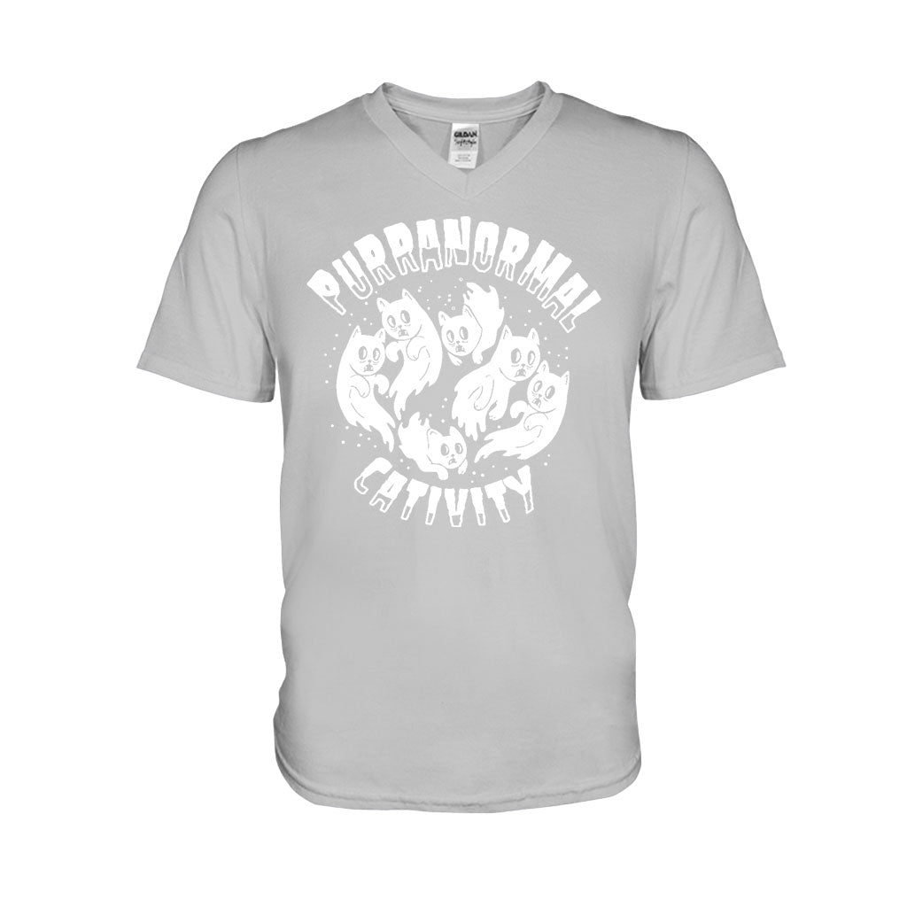 Purranormal Cativity Halloween  - Cat T-shirt And Hoodie 082021