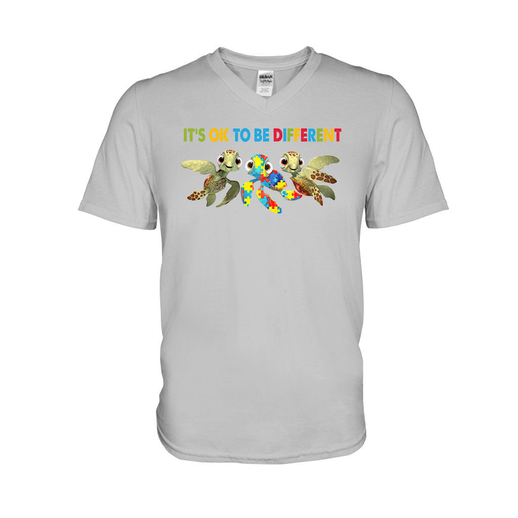 It's Ok To Be Different - Autism Awareness T-shirt And Hoodie 062021