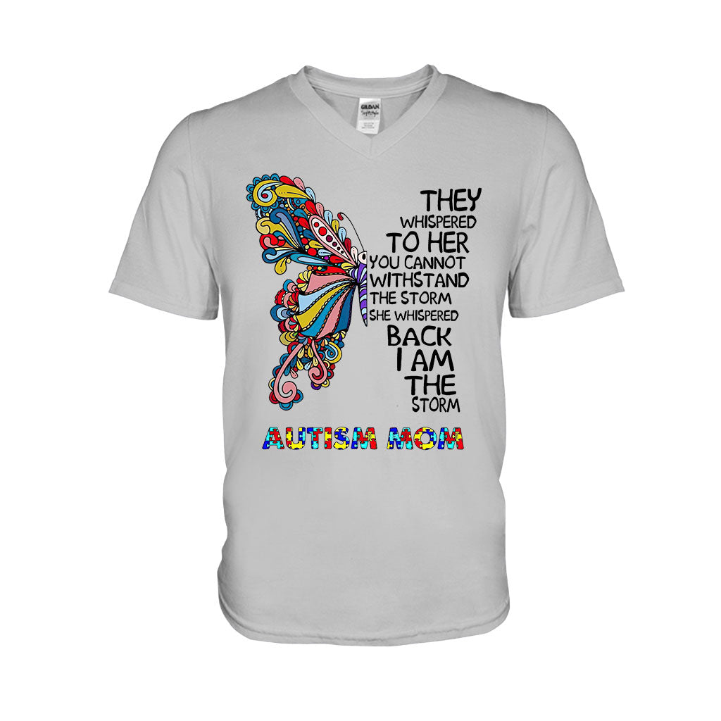 They Whispered To Her - Autism Awareness T-shirt And Hoodie 062021