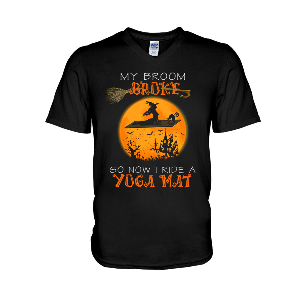 My Broom Broke Halloween T-shirt And Hoodie 092021