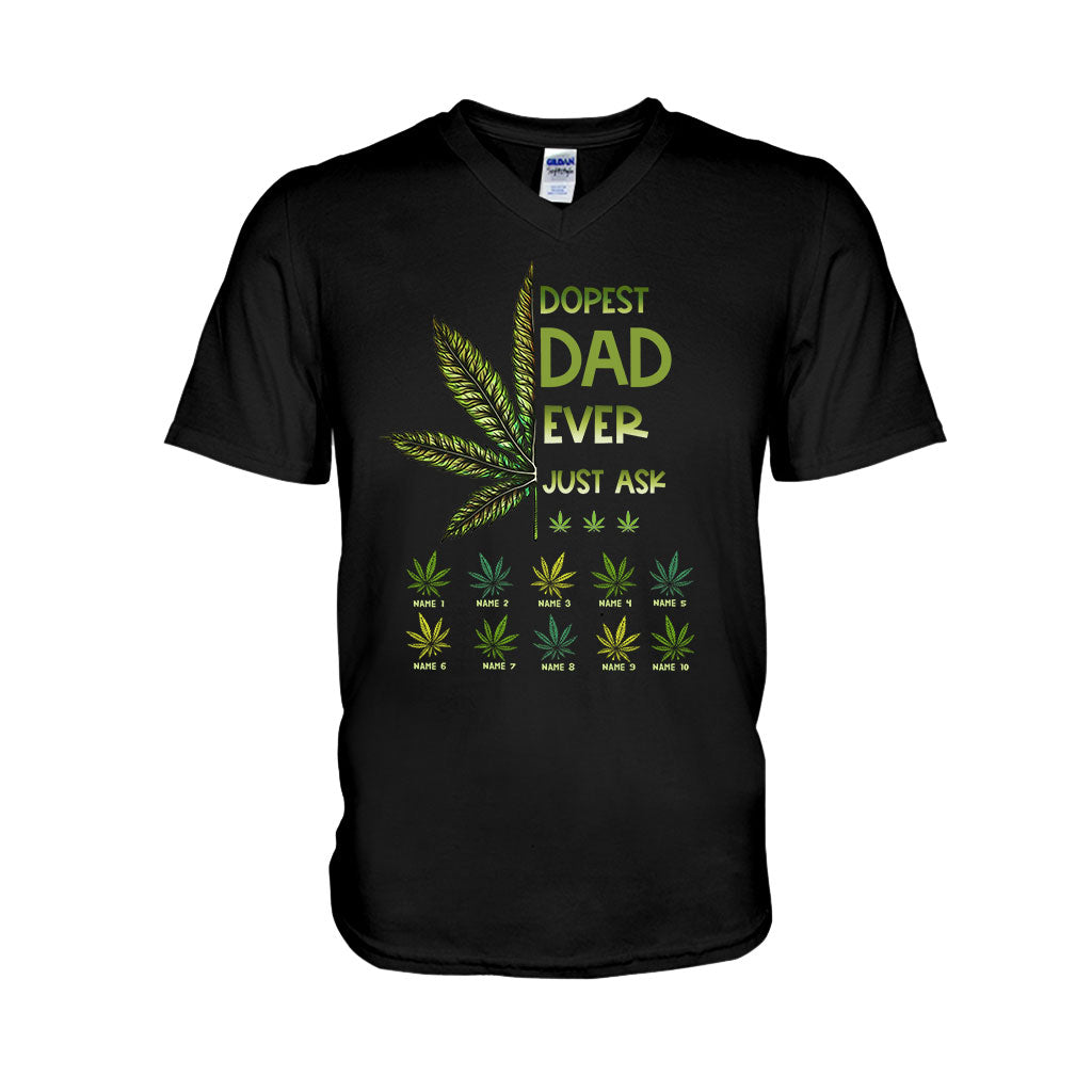 Dopest Dad Ever - Gift for dad, grandma, grandpa, mom, uncle, aunt, brother, sister - Personalized T-shirt And Hoodie