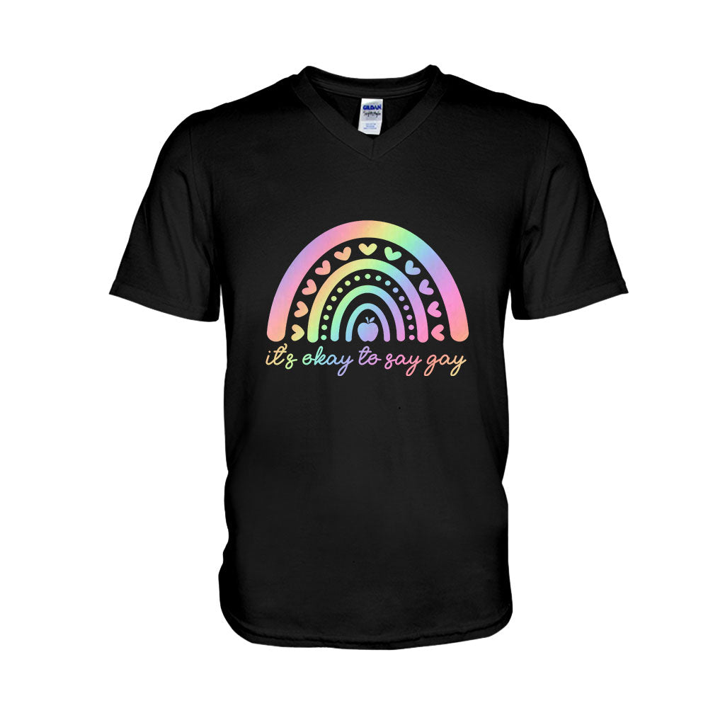 It's Okay To Say - Teacher T-shirt and Hoodie