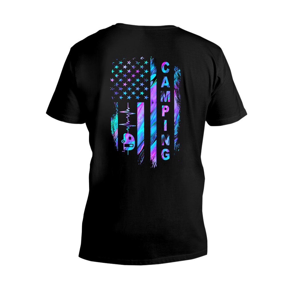 Camping Flag - Hologram T-shirt and Hoodie 1121