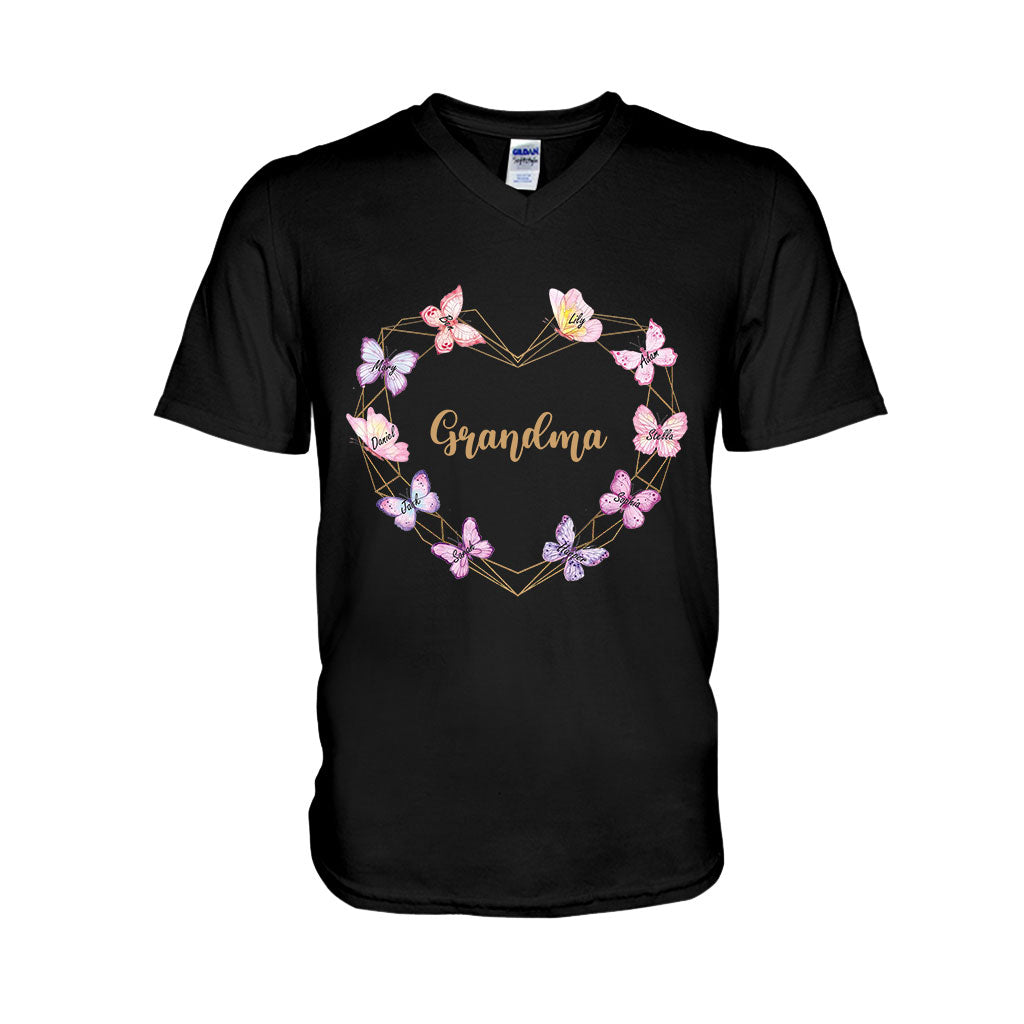 Grandma Mama - Personalized Mother's Day Grandma T-shirt and Hoodie